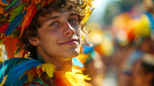 Young man in costume. © Asurian