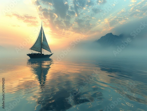 Tenderness in Tranquility: Affectionate Calm Amidst Quiet Seas - Gentle Embrace in Undisturbed Waters - Explore tenderness in tranquility where affectionate calm thrives amidst the quiet seas