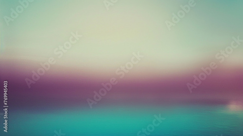 A background featuring a gradient from a dusky plum to a serene turquoise  creating a peaceful and introspective mood. The blurred effect enhances the abstract  contemplative quality of the image.