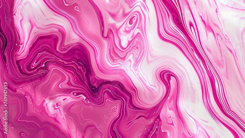 A luxurious magenta and white patterned natural marble background, with vibrant swirling patterns that exude a sense of passion and energy, making for a striking and dynamic abstract composition.
