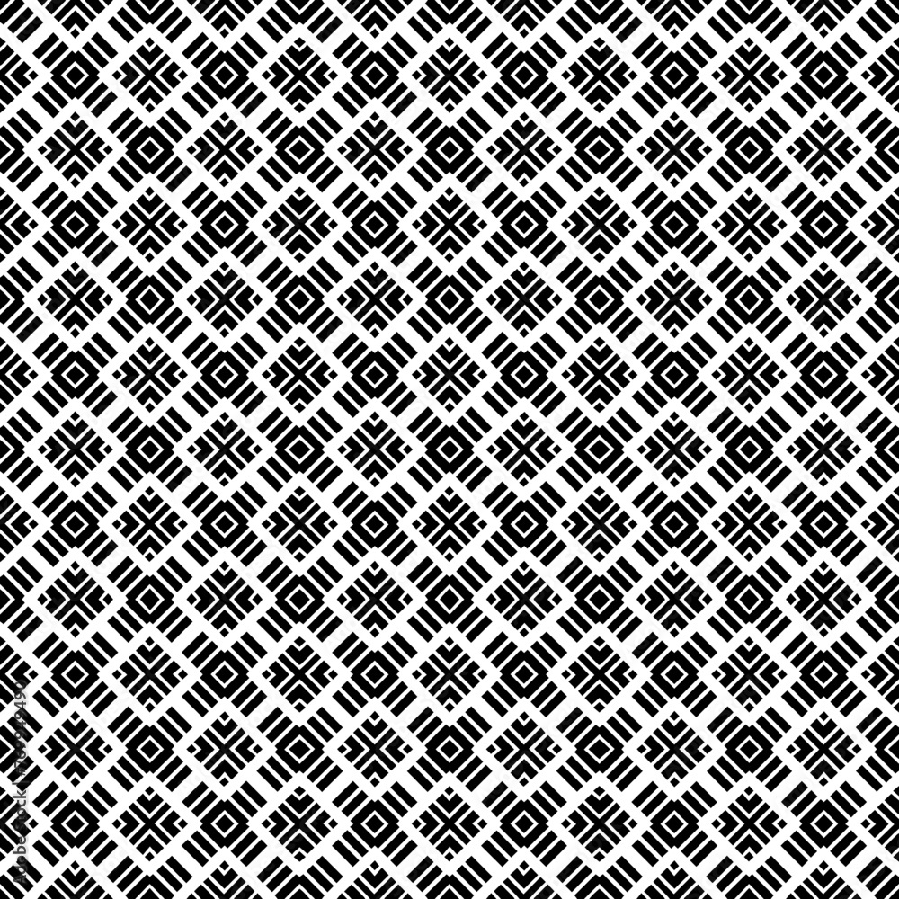 Black and white seamless abstract pattern. Background and backdrop. Grayscale ornamental design. Black and white seamless abstract pattern. Background and backdrop. Grayscale ornamental design.