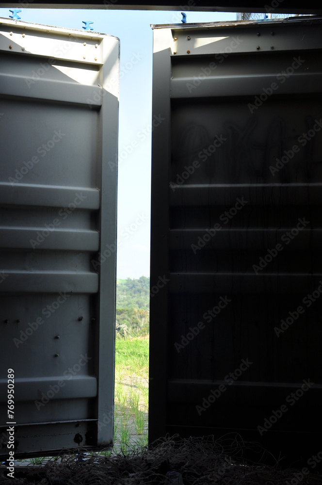porta de container textura azul emferrujado porta de container textura azul emferrujado