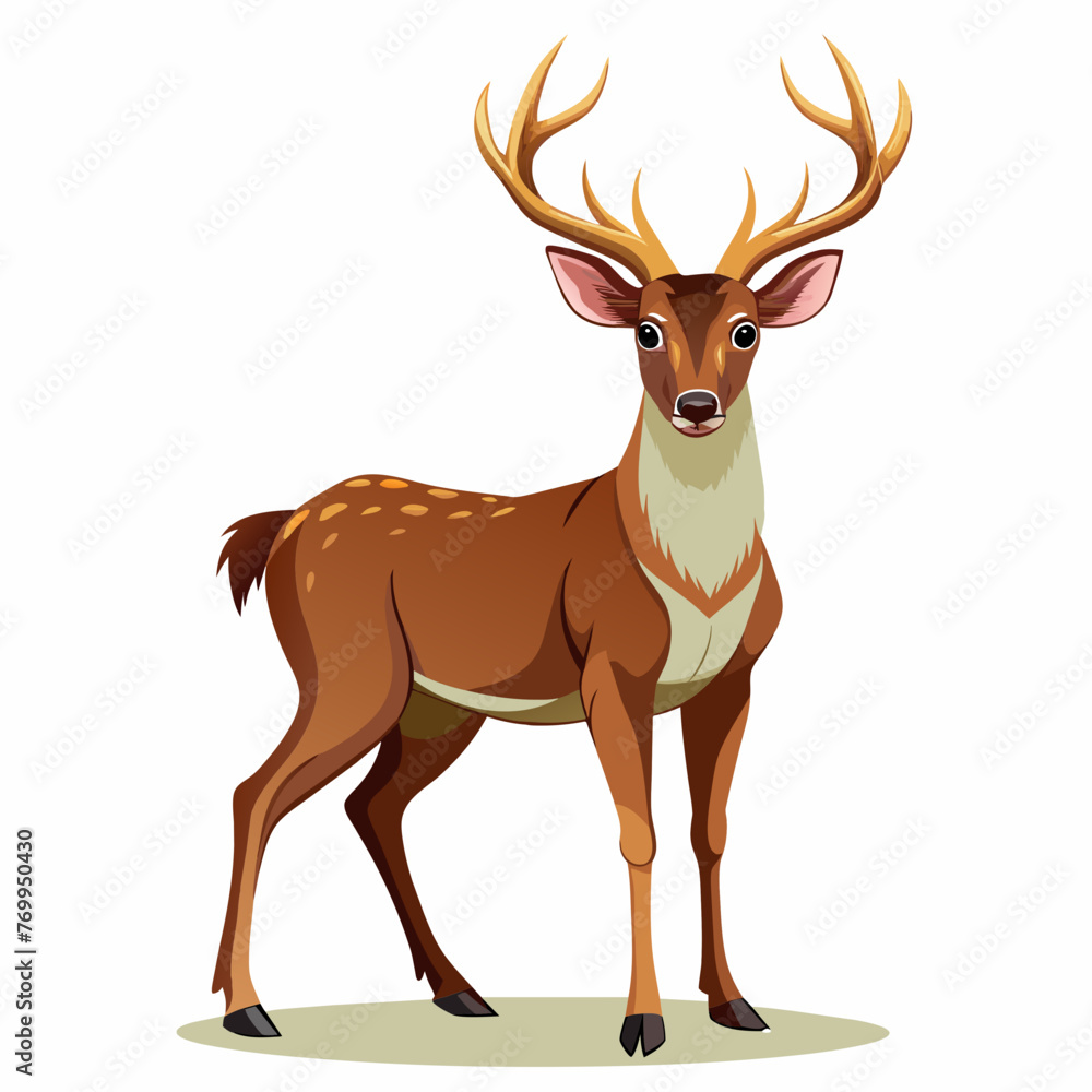 deer, animal, reindeer, vector, cartoon, isolated, deer, animal, reindeer, vector, cartoon, isolated,