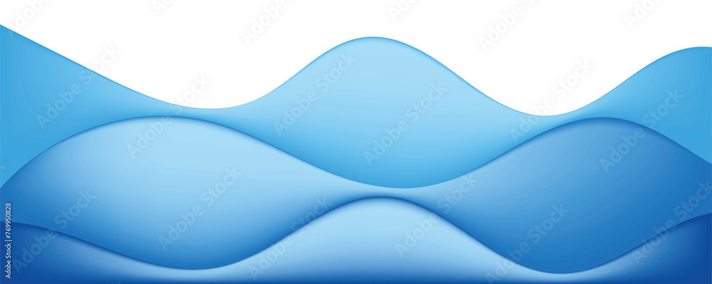 wave layer vector background illustration