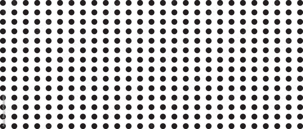Dotted graph paper with grid.Polka dot pattern, geometric seamless texture for calligraphy drawing or writing.seamless pattern with dots. Blank sheet of note paper, school notebook.Vector illustration