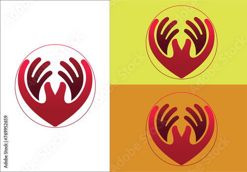 charity logo, foundation logo, business logo, creative logo, hand logo, prayer logo, tech logo, idea logo,