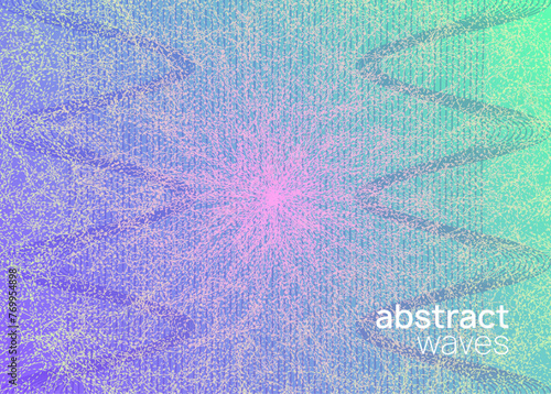 Sound Flyer. Violet Music Set. Soundwave Radio Illustration. Discotheque Design. Electro Invite. Fest Festival Graphic. Blue Party Poster. Green Sound Flyer