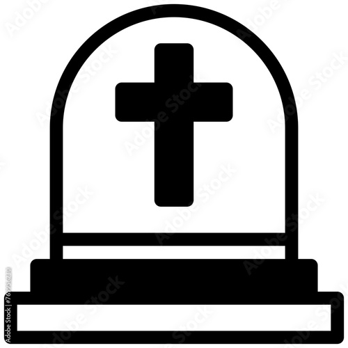 tombstone, Grave, halloween, horror, scare Icon