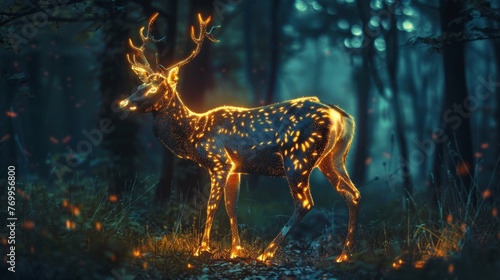 Glow  A mystical creature with glowing markings on its skin