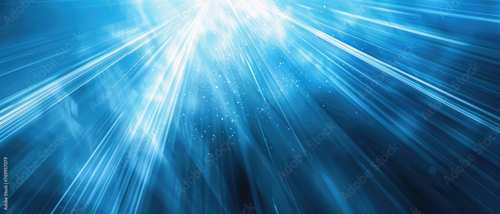 rays of light background. abstract blue. illustration digital