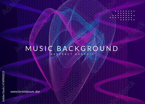 Discotheque Event. Blue Party Magazine. Music Flyer. Festival Cover. Pink Edm Poster. Soundwave Radio Invitation. Dance Concert Graphic. Green Discotheque Event