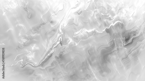Glass, marble background, texture, water in shades of white and gray with light reflection. Szklane, marmurowe tło, tekstura, woda w odcieniach biało szarych z odbiciem światła © Malgorzata