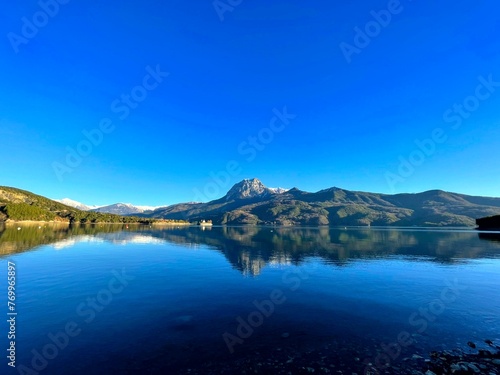 Lac de Serre Poncon Südfrankreich - Sunrise - France - Sunset - Natur – Mont Colombis – Berg – See – Lake - Mountains – Hiking – Landschaften – Landscapes – Wandern – Lake - Lac de Serre Poncon 
