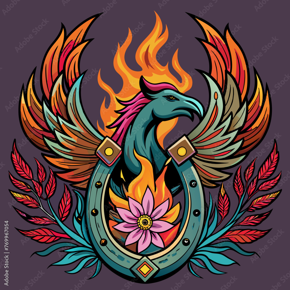 Obraz premium dragon, phoenix, symbol, art, decoration, 