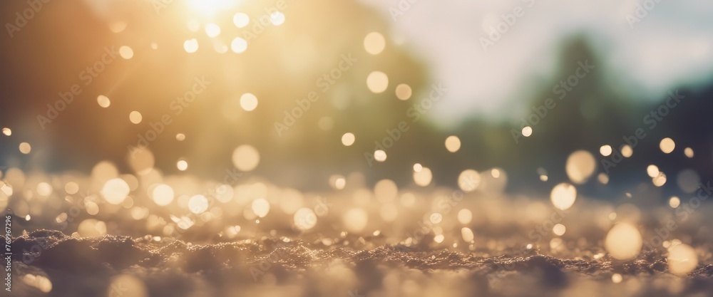 Summer sky with sunlight natural bokeh Summer sky with sunlight natural bokeh