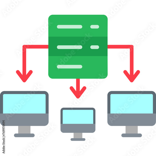 Cluster Computing Icon