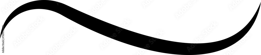 Hand drawn swirling line and ornamental curl. Abstract calligraphic vector doodled dividers underline test icon isolated on transparent background. Use for writing sketching. Hand drawn swirling line and ornamental curl. Abstract calligraphic vector doodled dividers underline test icon isolated on transparent background. Use for writing sketching.
