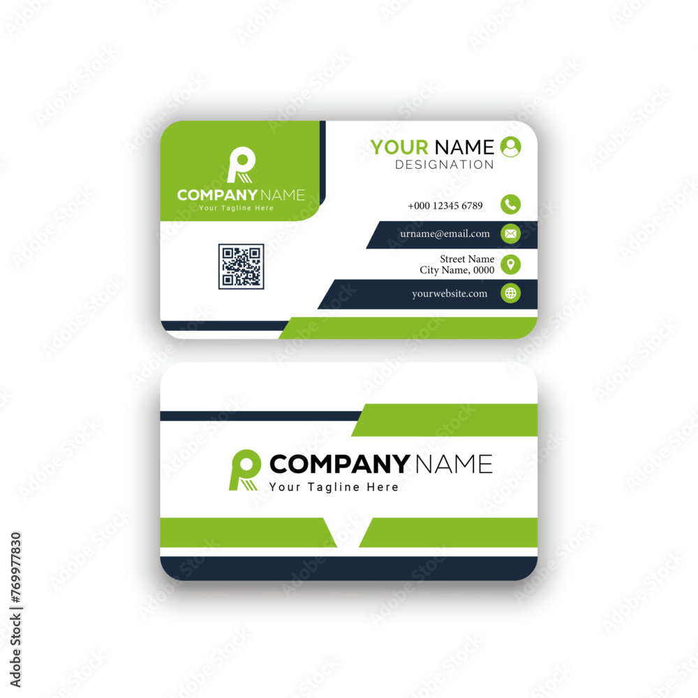 Corporate creative and modern Stylish Professional Business card template (Double sided) Corporate creative and modern Stylish Professional Business card template (Double sided)