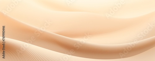 Beige gradient wave pattern background with noise texture and soft surface 