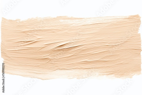 Beige thin barely noticeable paint brush lines background pattern isolated on white background