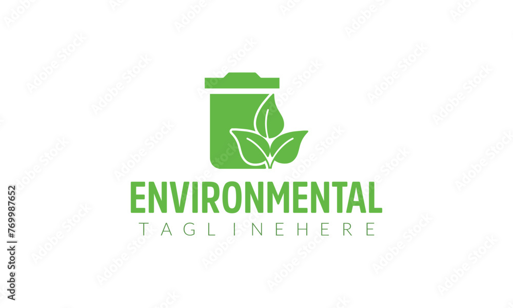 a logo for environmental environmental environment with a green plant on the top. a logo for environmental environmental environment with a green plant on the top.