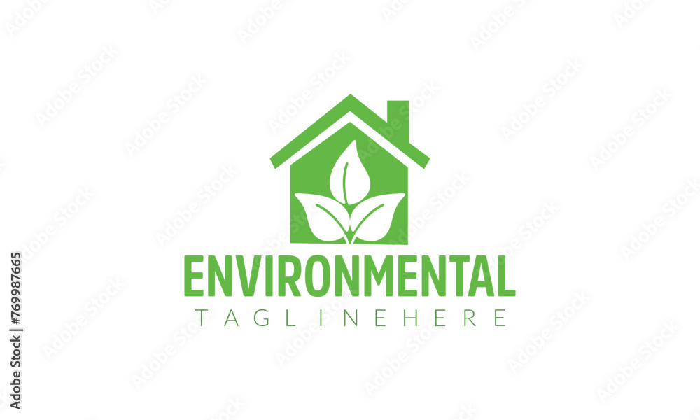 a logo for environmental environmental environment with a green plant on the top. a logo for environmental environmental environment with a green plant on the top.