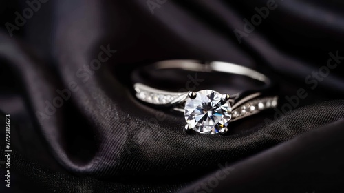rings sparkle on velvet © ellisa_studio
