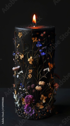 black magic candle.