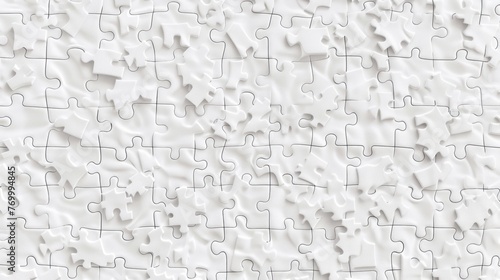 white puzzle © ellisa_studio