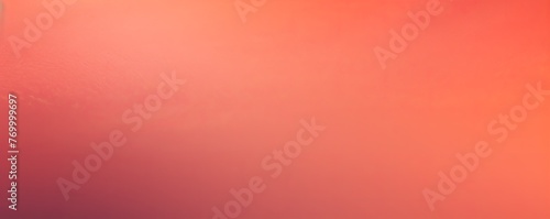 Coral grainy background with thin barely noticeable abstract blurred color gradient noise texture banner pattern with copy space