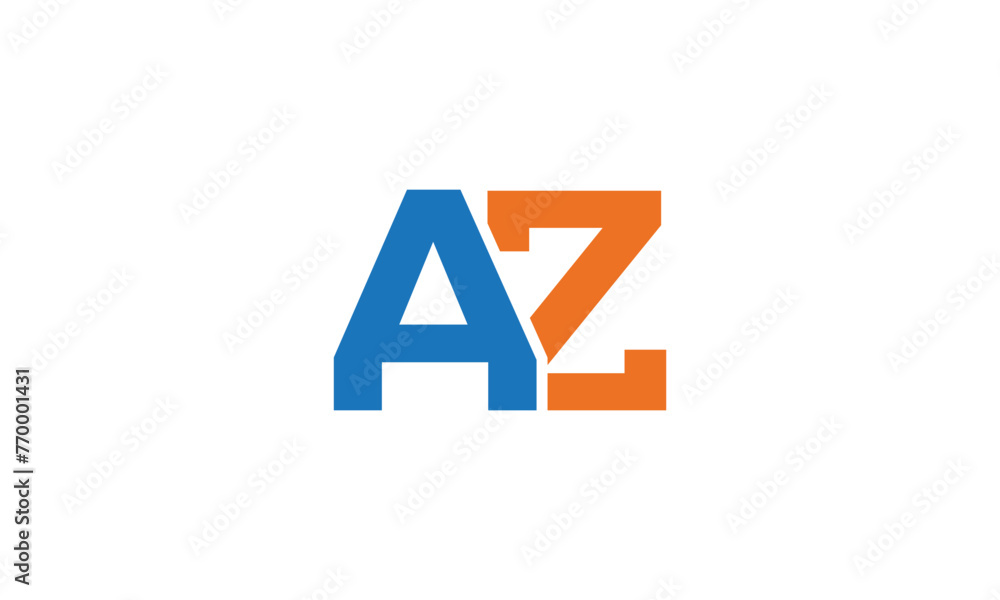 Intial Modern AZ Latter Logo Template vector Intial Modern AZ Latter Logo Template vector