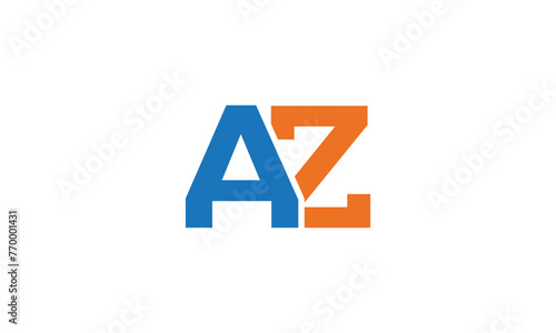 Intial Modern AZ Latter Logo Template vector