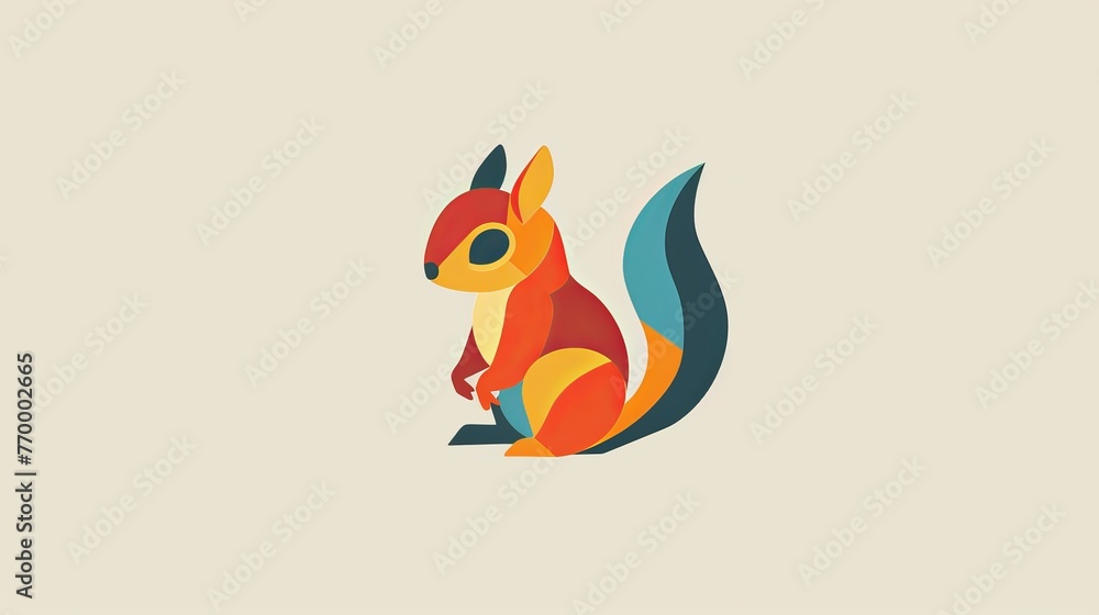 A squirrel crosses its legs, resting on the ground with its head turned A squirrel crosses its legs, resting on the ground with its head turned