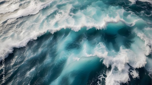 wave breaking on the rocks