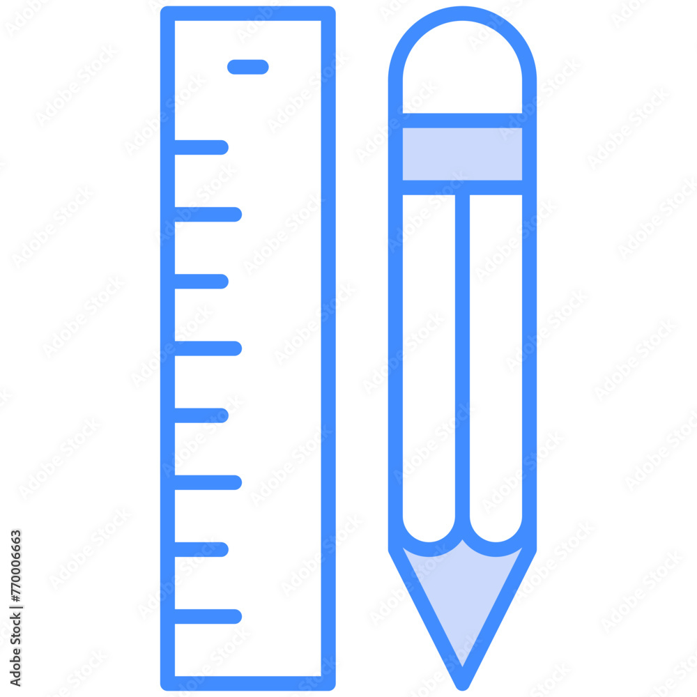 Design, drawing, pencil, ruler, scale Icon Design, drawing, pencil, ruler, scale Icon
