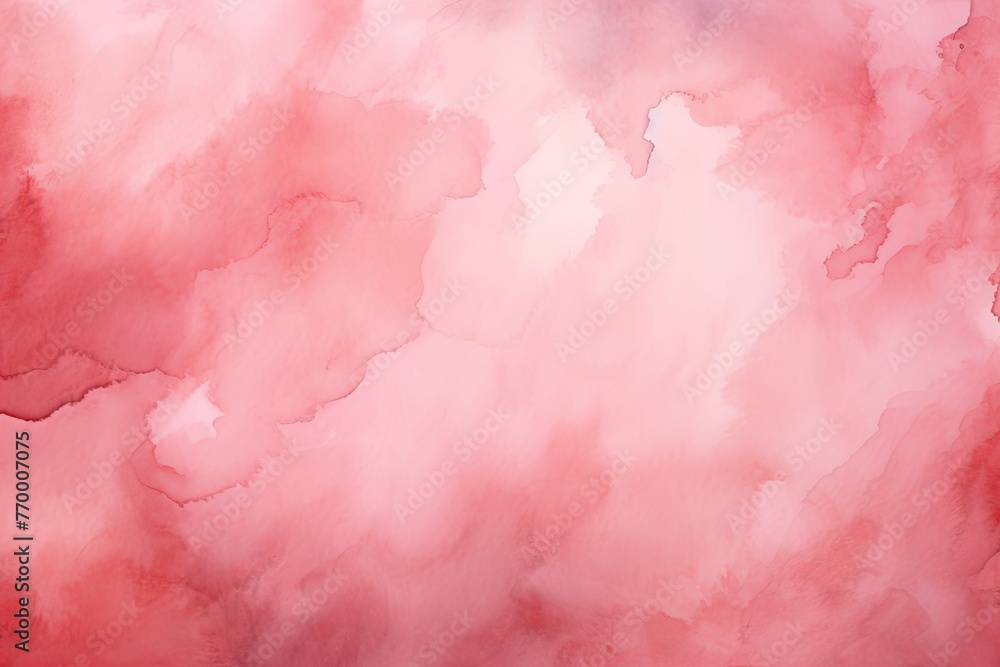 Dark Coral Pink watercolor abstract background
