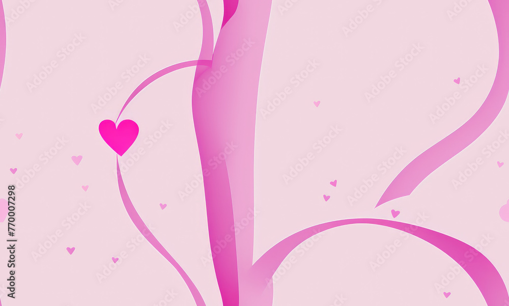 Valentine's card. Abstract seamless pattern. AI generated.	
