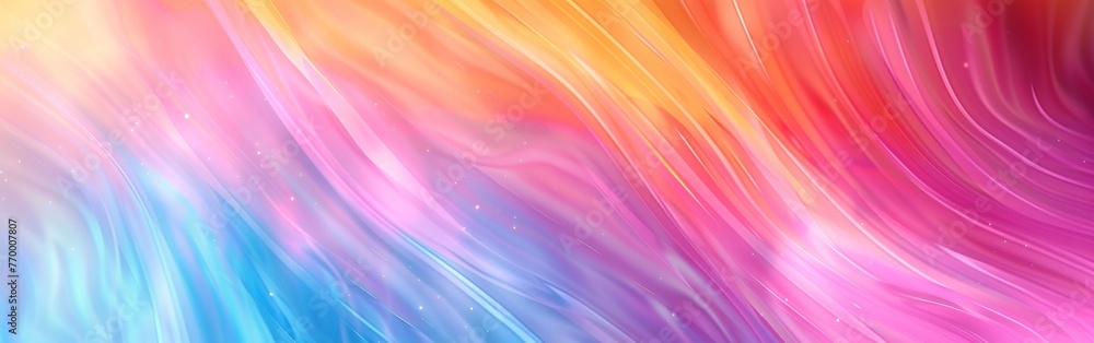 Fototapeta premium Vibrant Multicolored Background With Light Streaks