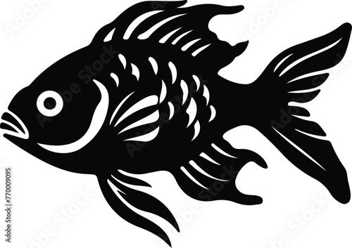 bony fish silhouette