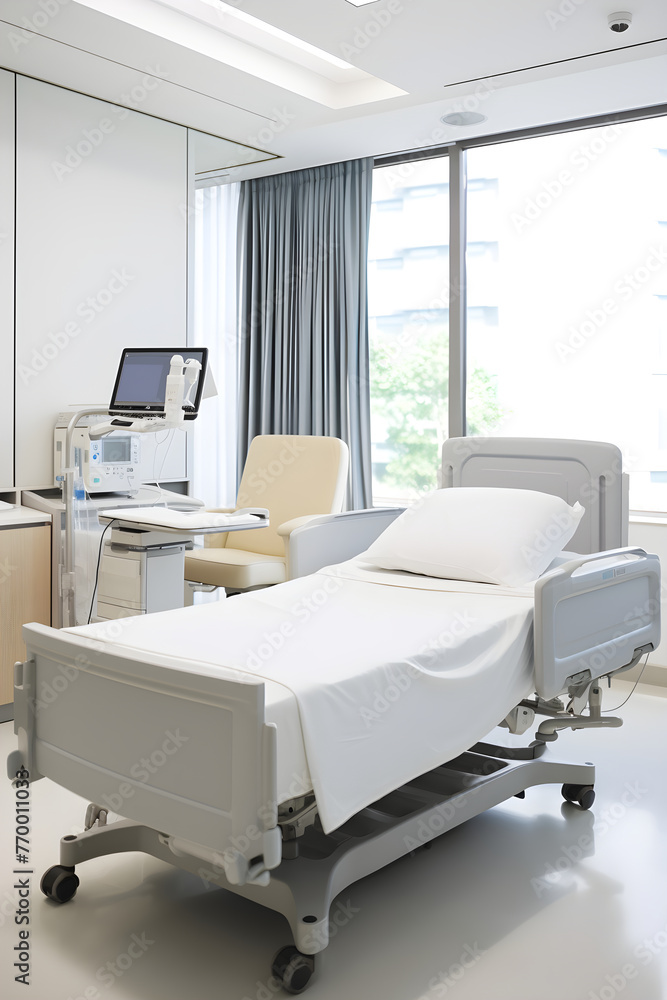 Picture of a General Practitioner's Examination Room in a Modern Hospital Setting