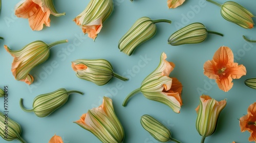 Group of Flowers on Table