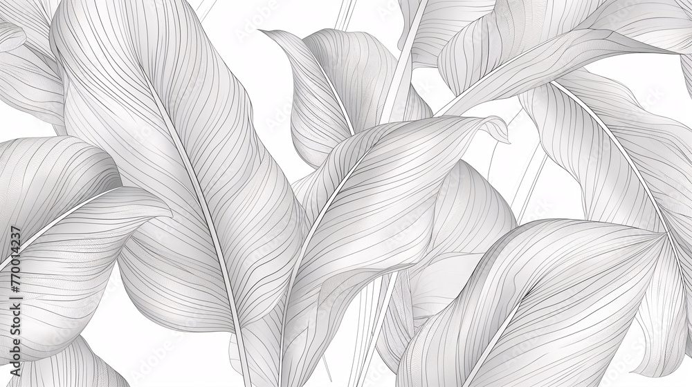 Patrón botánico abstracto en tonos blanco y negro Patrón botánico abstracto en tonos blanco y negro