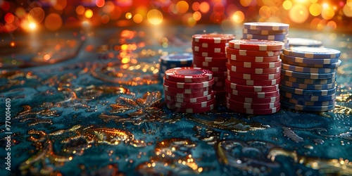 Compliance and Responsible Gaming Practices in Regulated Casinos. Concept Casino Regulations, Responsible Gaming, Compliance Measures, Player Protection, Ethical Gambling photo