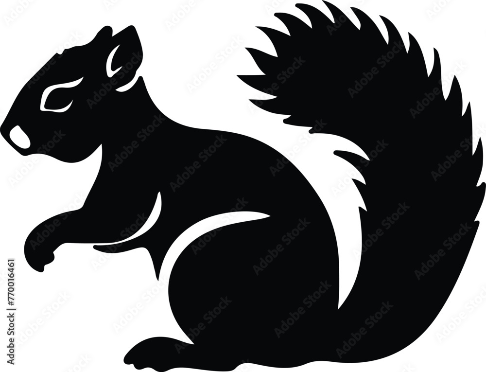 chipmunk silhouette chipmunk silhouette
