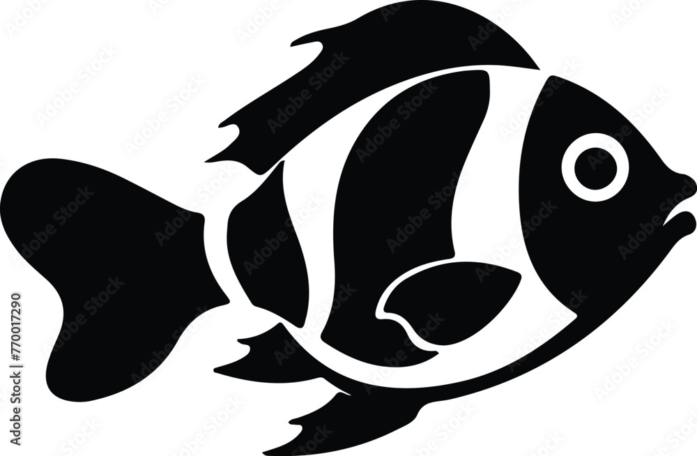 clownfish silhouette