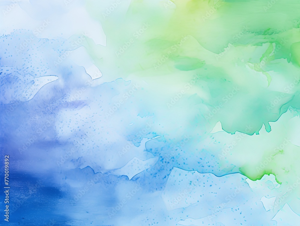 Indigo Coral Lime abstract watercolor paint background barely noticeable with liquid fluid texture for background, banner with copy space and blank text area