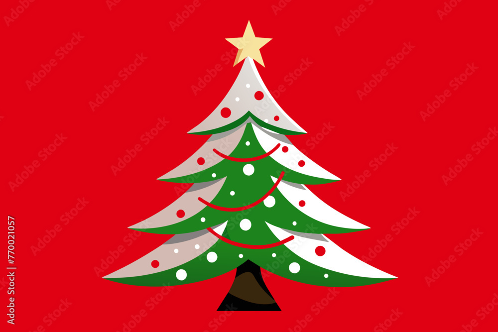 Vector design of a Christmas Tree Vector design of a Christmas Tree