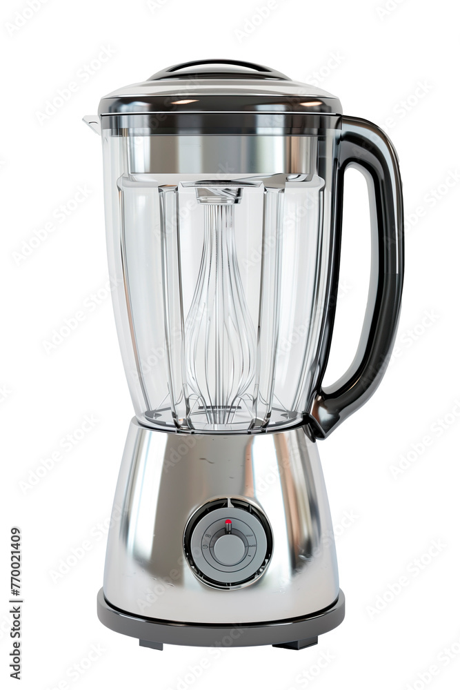 Modern kitchen blender front view isolated image Modern kitchen blender front view isolated image