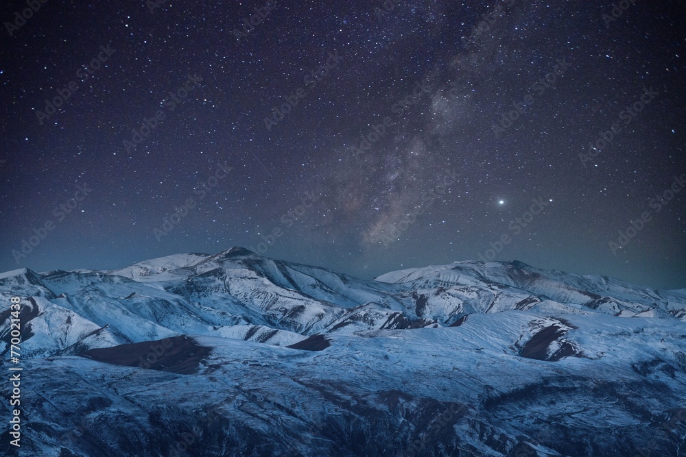 Winding to mountain peaks. Beautiful mountain landscape. Winding to mountain peaks. Beautiful mountain landscape.