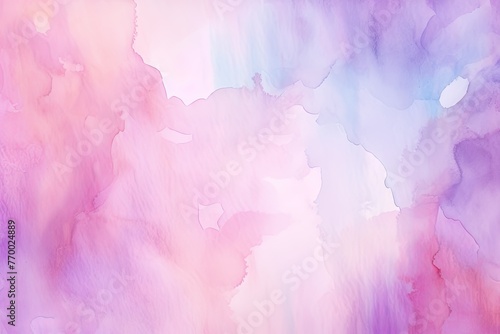 Lavender Coral Aqua abstract watercolor paint background barely noticeable with liquid fluid texture for background, banner with copy space and blank text area
